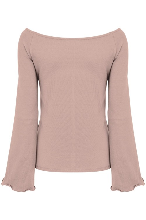 LAURA z długimi rękawami Warm Taupe tył.jpg