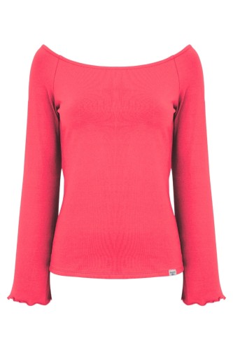 LAURA z długimi rękawami Rouge Red przód.jpg