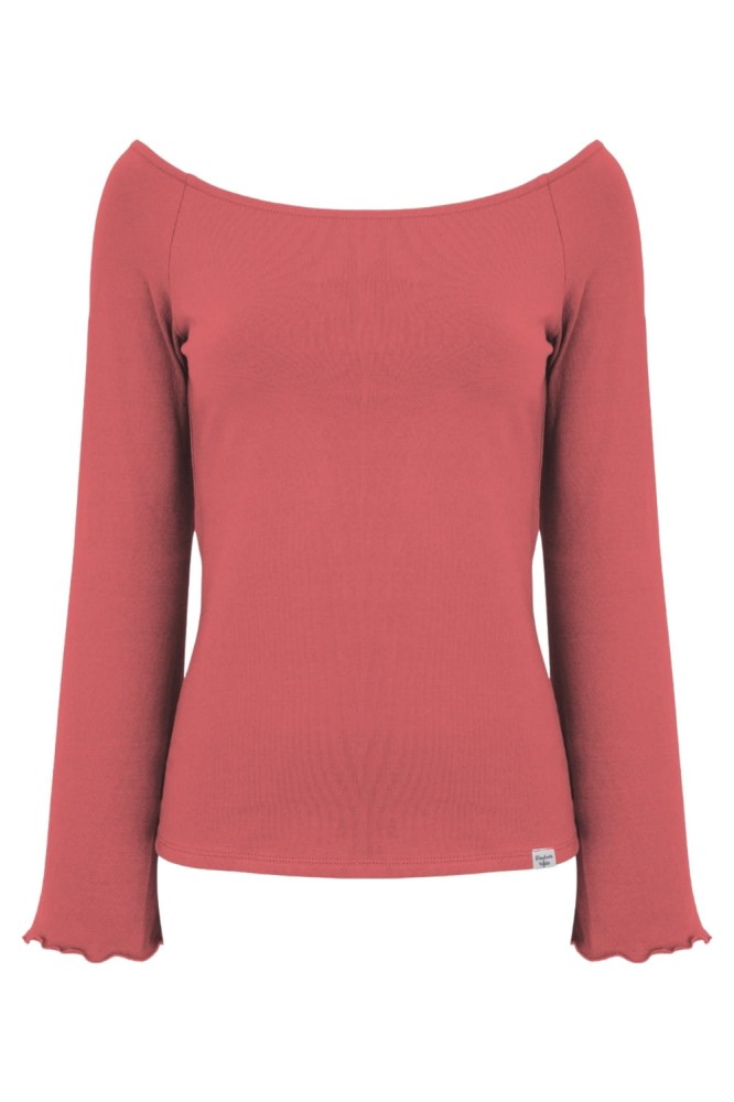 LAURA z długimi rękawami Garnet Rose przód.jpg