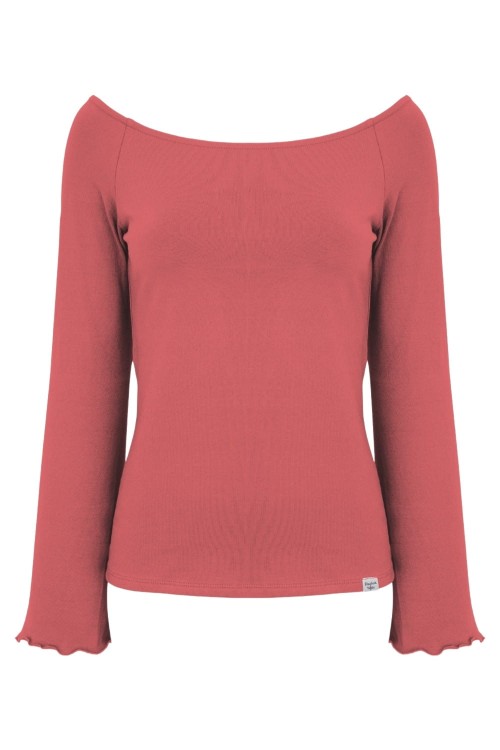 LAURA z długimi rękawami Garnet Rose przód.jpg