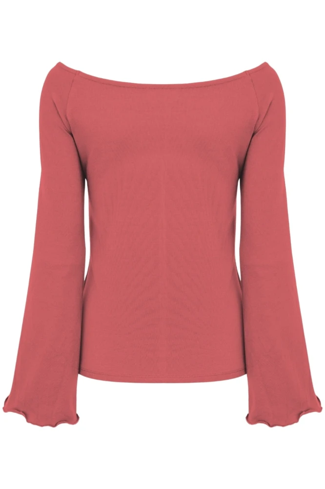 LAURA z długimi rękawami Garnet Rose tył.jpg