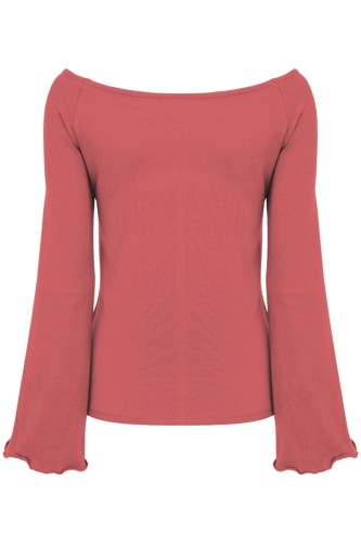 LAURA z długimi rękawami Garnet Rose tył.jpg