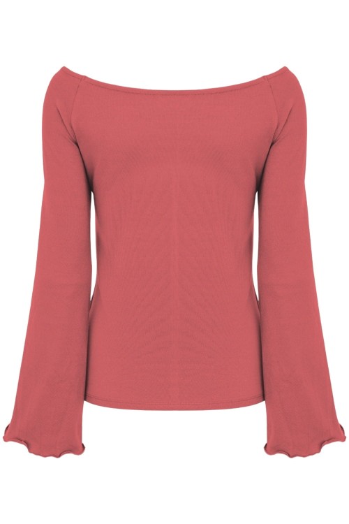 LAURA z długimi rękawami Garnet Rose tył.jpg