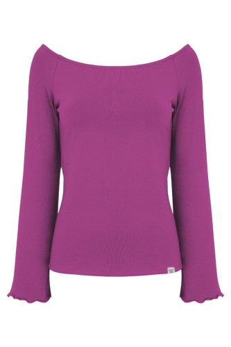 LAURA z długimi rękawami Festival Fuchsia przód.jpg
