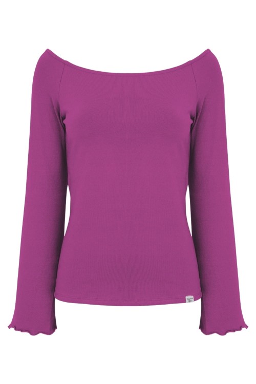 LAURA z długimi rękawami Festival Fuchsia przód.jpg