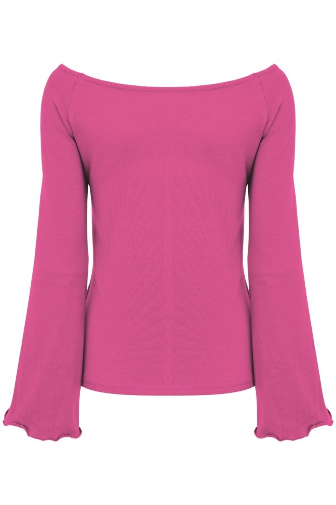LAURA z długimi rękawami Fuchsia Rose tył.jpg