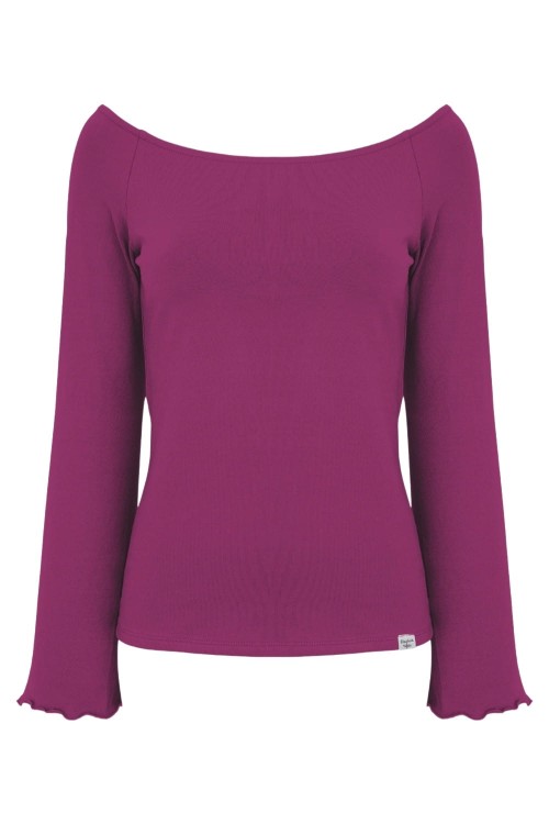 LAURA z długimi rękawami Raspberry Radiance przód.jpg