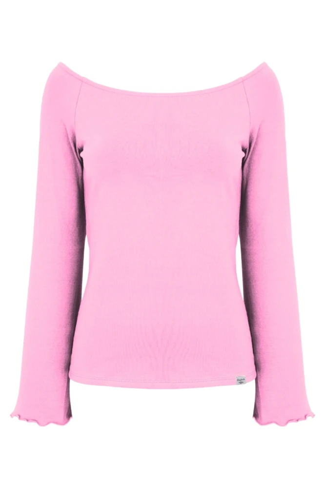 LAURA z długimi rękawami Sea Pink przód.jpg