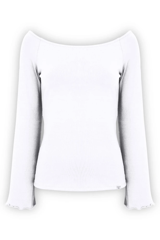 LAURA z długimi rękawami Brilliant White przód.jpg