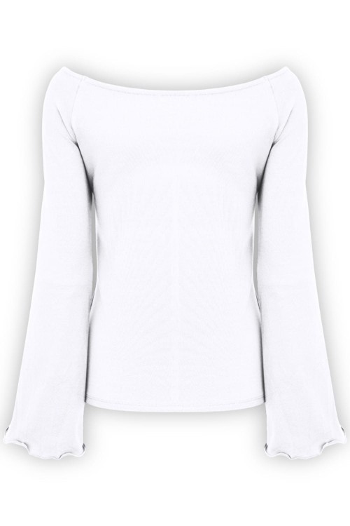 LAURA z długimi rękawami Brilliant White tył.jpg