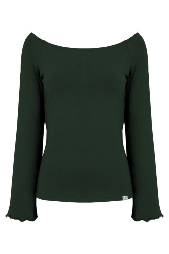 LAURA z długimi rękawami Darkest Spruce przód.jpg