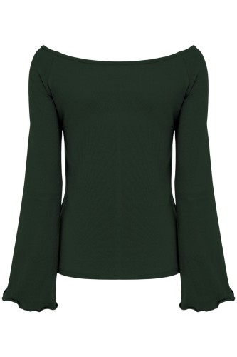 LAURA z długimi rękawami Darkest Spruce tył.jpg