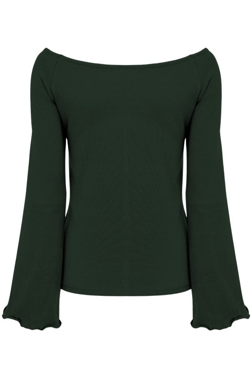 LAURA z długimi rękawami Darkest Spruce tył.jpg