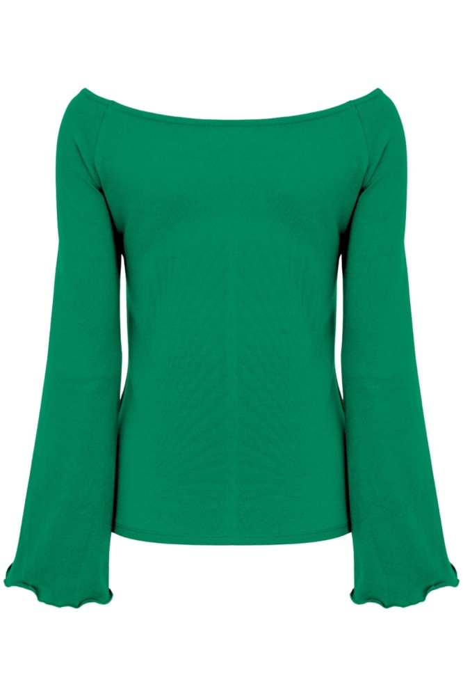 LAURA z długimi rękawami Deep Green tył.jpg
