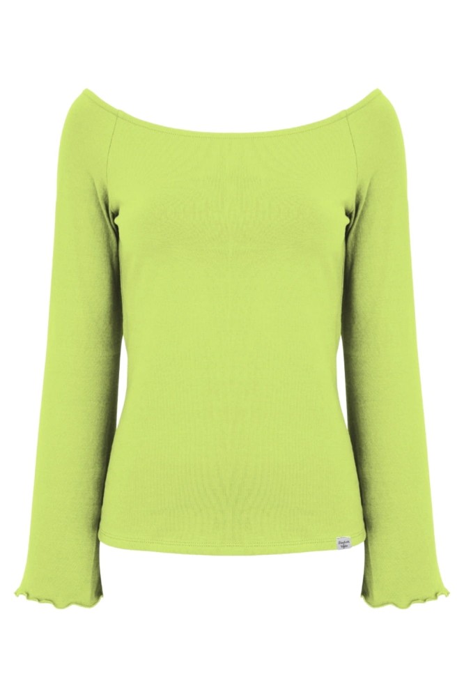 LAURA z długimi rękawami Green Glow przód.jpg