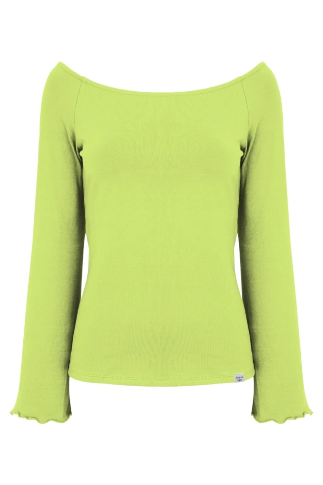 LAURA z długimi rękawami Green Glow przód.jpg