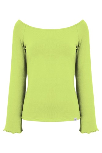 LAURA z długimi rękawami Green Glow przód.jpg