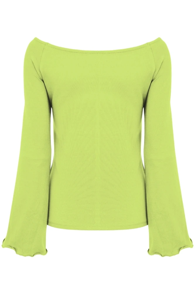 LAURA z długimi rękawami Green Glow tył.jpg