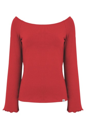 LAURA z długimi rękawami Scarlet Sage przód.jpg