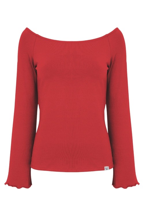 LAURA z długimi rękawami Scarlet Sage przód.jpg