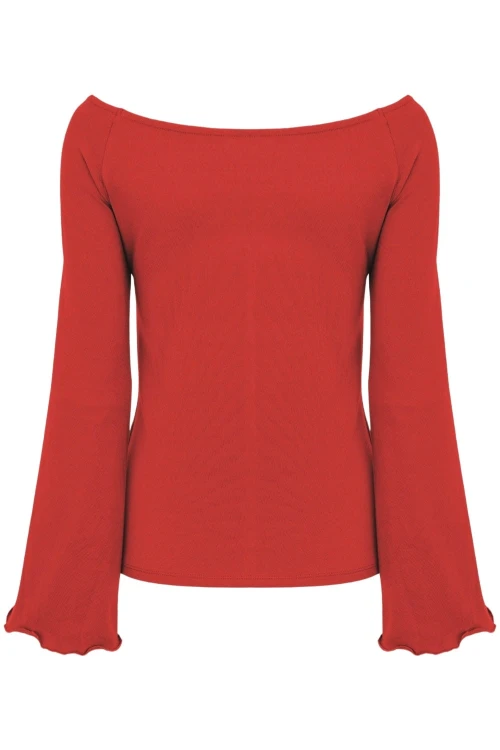 LAURA z długimi rękawami Mars Red tył.jpg