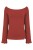 LAURA z długimi rękawami Brick Red przód.jpg
