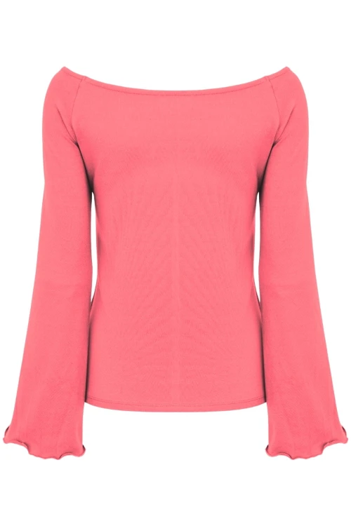 LAURA z długimi rękawami Sunkist Coral tył.jpg