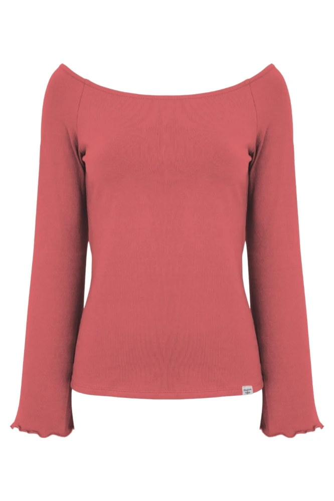 LAURA z długimi rękawami Garnet Rose przód.jpg