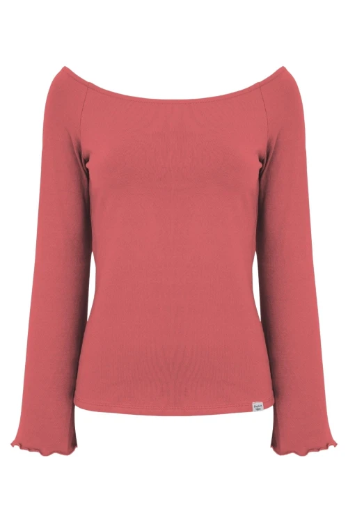 LAURA z długimi rękawami Garnet Rose przód.jpg