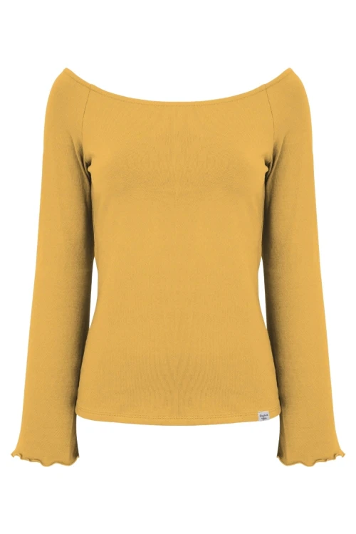 LAURA z długimi rękawami Mineral Yellow przód.jpg