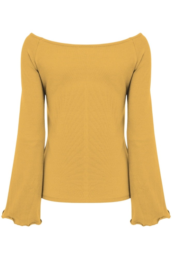 LAURA z długimi rękawami Mineral Yellow tył.jpg