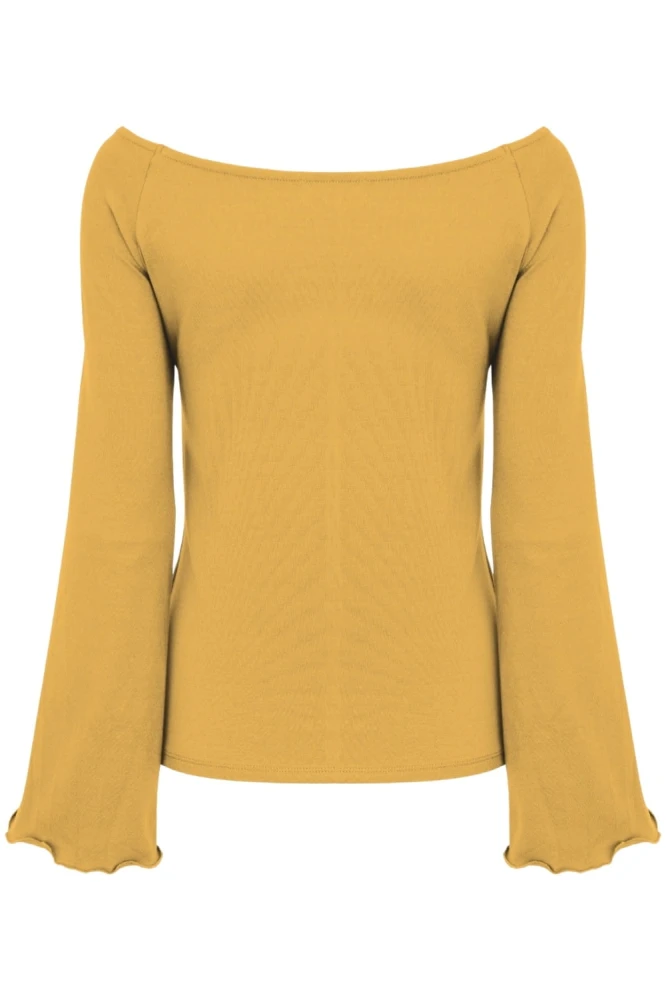 LAURA z długimi rękawami Mineral Yellow tył.jpg