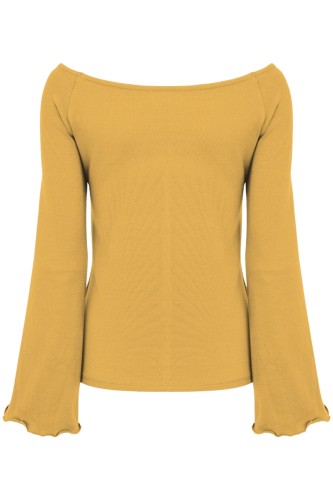 LAURA z długimi rękawami Mineral Yellow tył.jpg