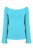 LAURA z długimi rękawami Cyan Blue przód.jpg
