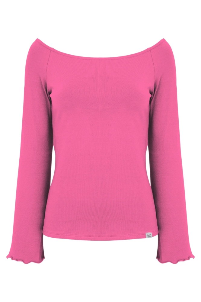 LAURA z długimi rękawami Shocking Pink przód.jpg