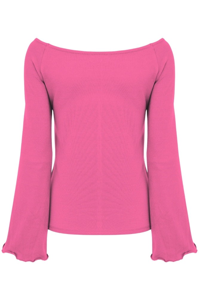 LAURA z długimi rękawami Shocking Pink tył.jpg