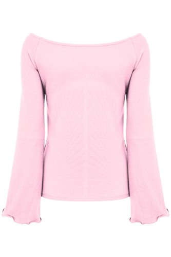 LAURA z długimi rękawami Parfait Pink tył.jpg