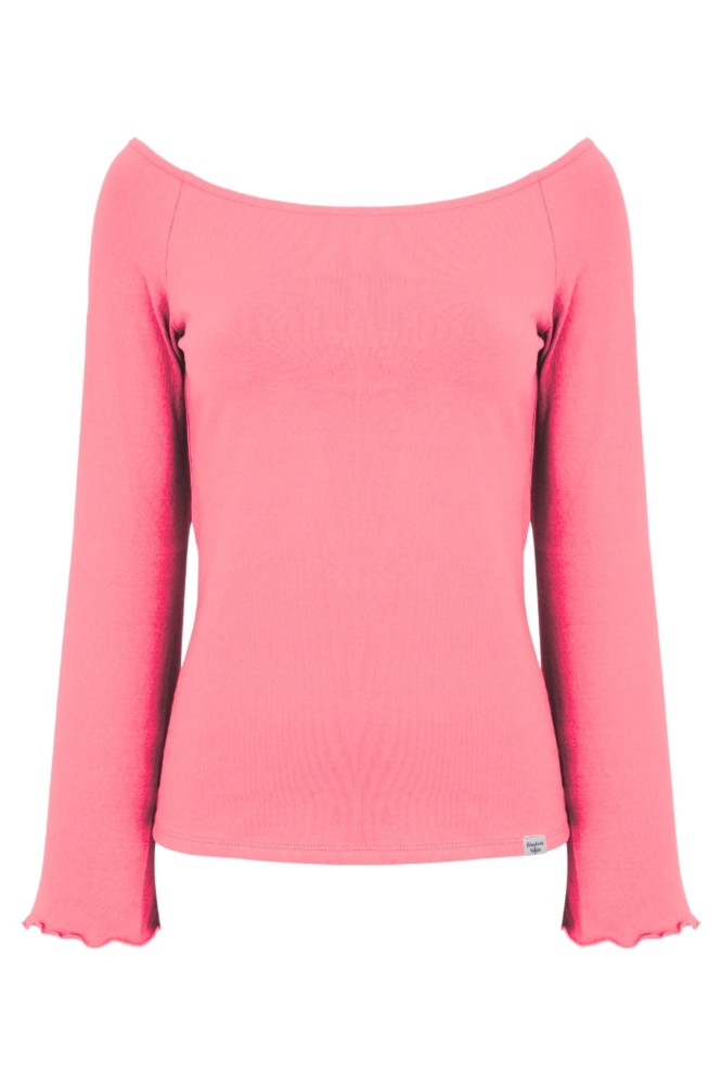 LAURA z długimi rękawami Geranium Pink przód.jpg