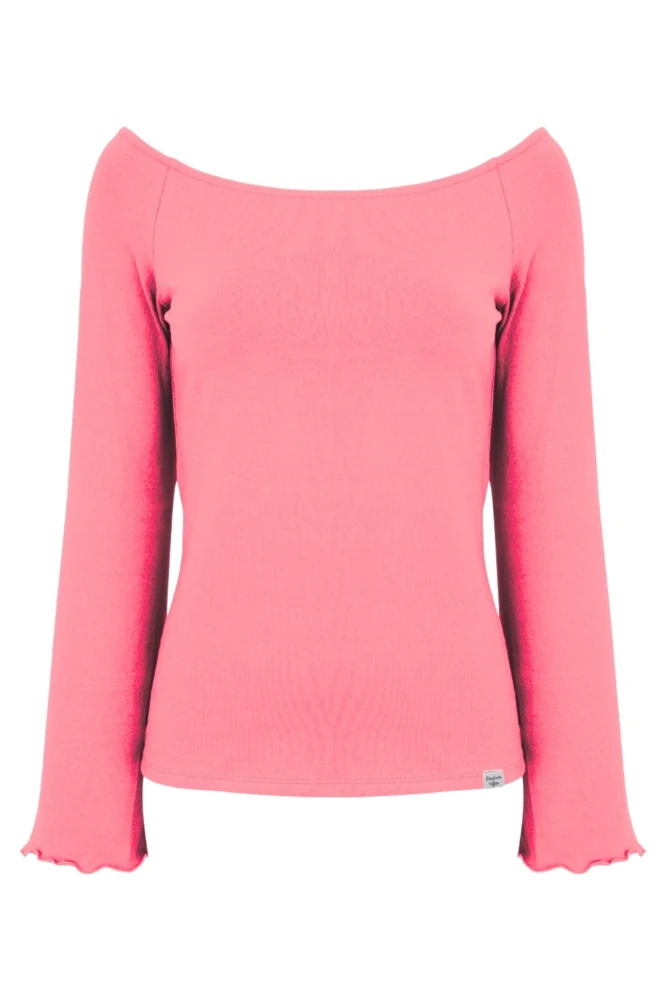 LAURA z długimi rękawami Geranium Pink przód.jpg