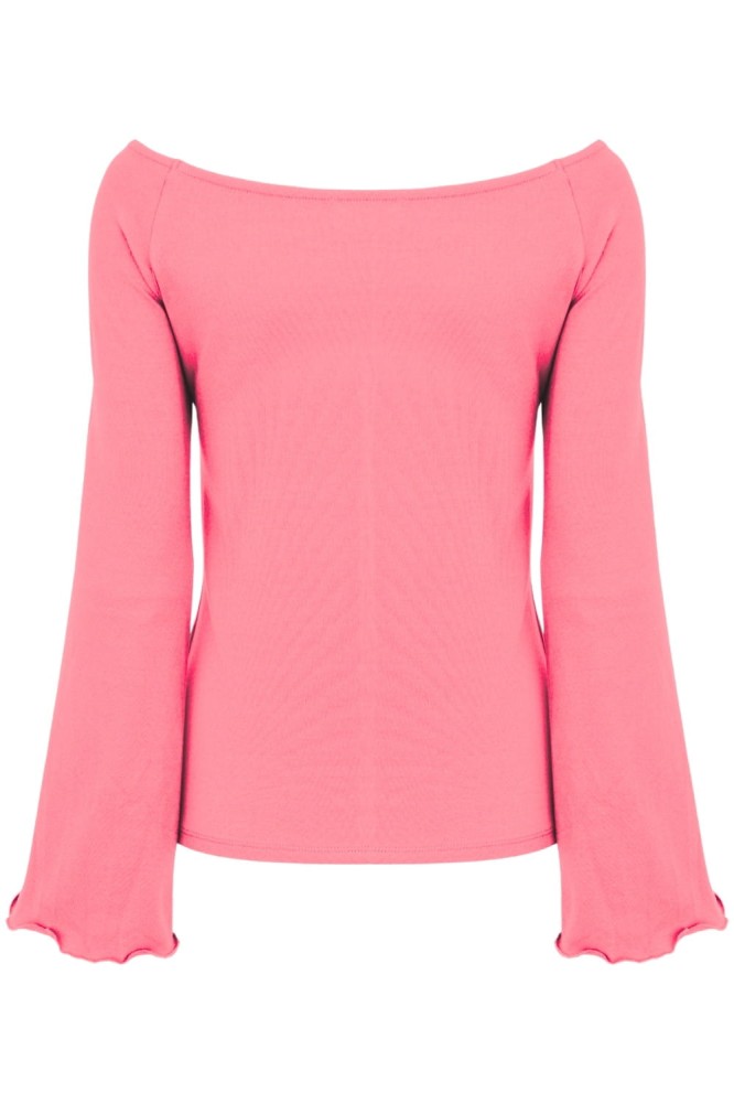 LAURA z długimi rękawami Geranium Pink tył.jpg