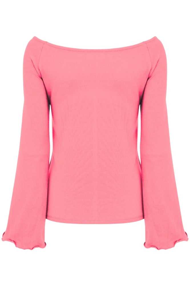LAURA z długimi rękawami Geranium Pink tył.jpg