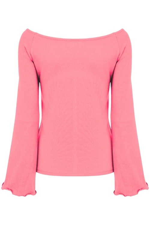 LAURA z długimi rękawami Geranium Pink tył.jpg