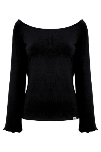 LAURA z długimi rękawami Black przód.jpg