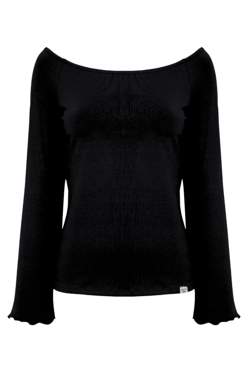 LAURA z długimi rękawami Black przód.jpg