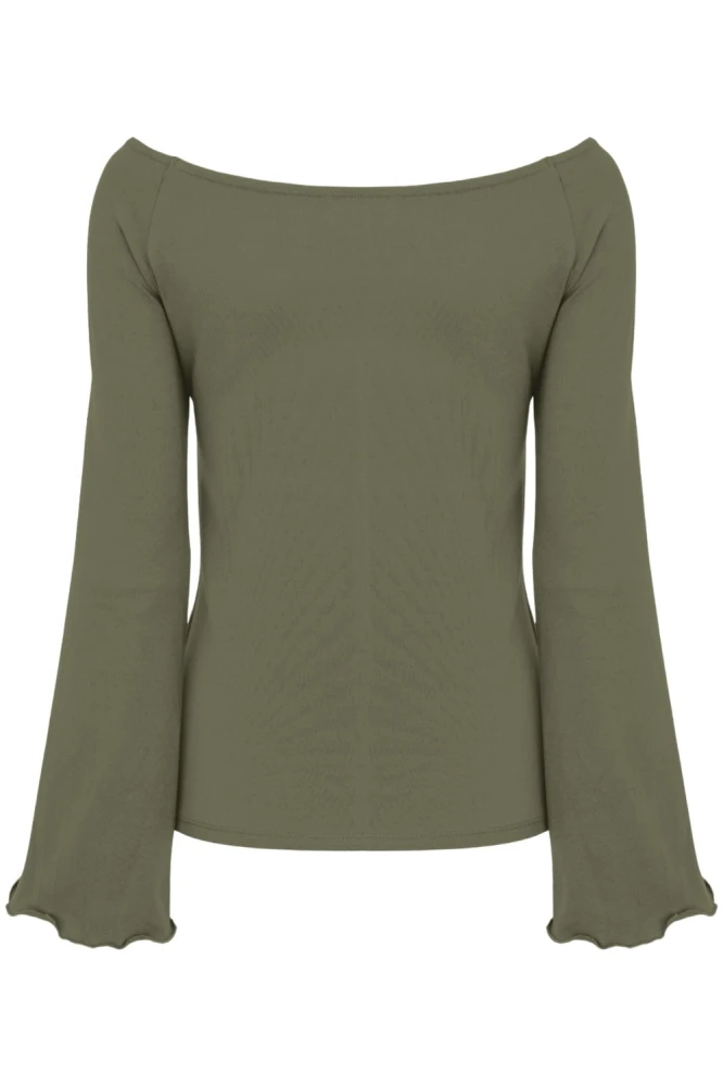 LAURA z długimi rękawami Dusty Olive tył.jpg