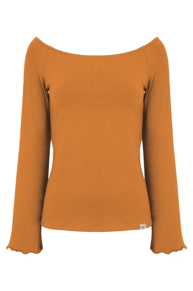 LAURA z długimi rękawami Golden Ochre przód.jpg