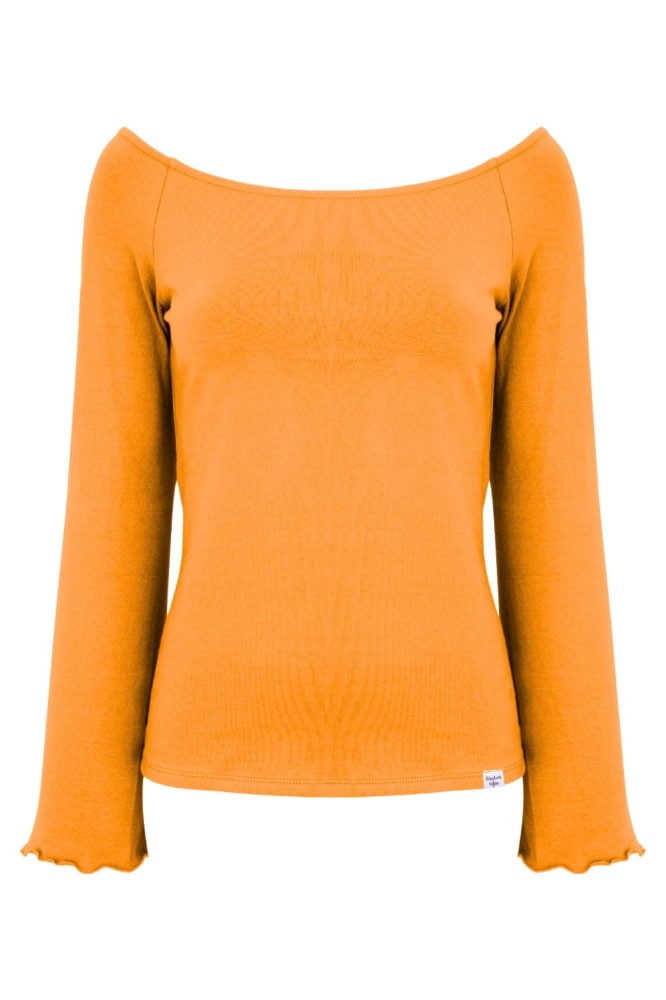 LAURA z długimi rękawami Blazing Orange przód.jpg