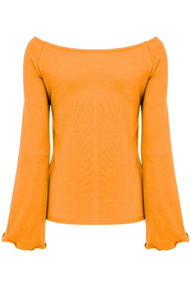 LAURA z długimi rękawami Blazing Orange tył.jpg
