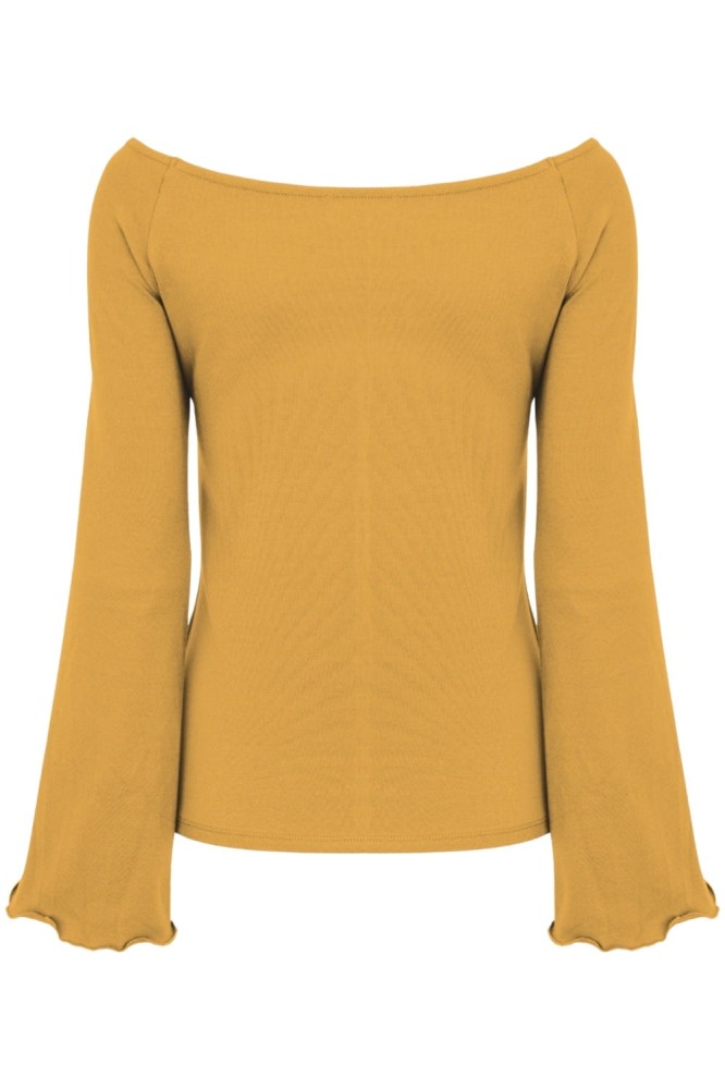 LAURA z długimi rękawami Bright Gold tył.jpg