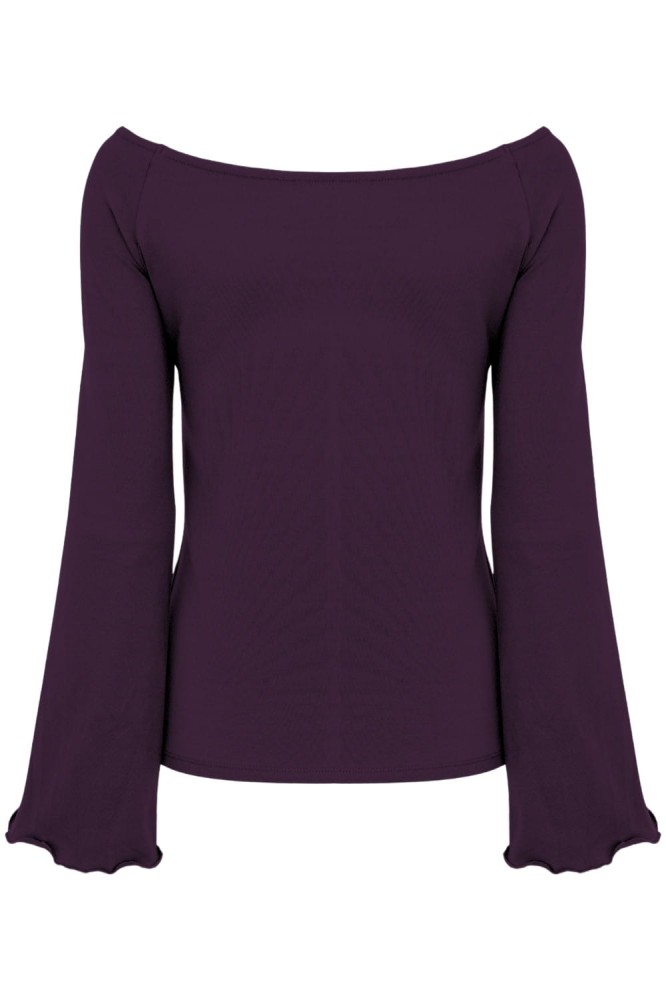 LAURA z długimi rękawami Plum Purple tył.jpg